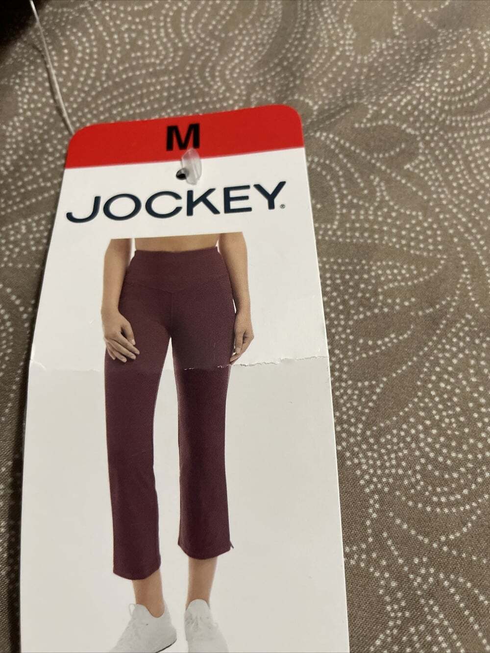 Jockey Woman's Yoga Capri Cropped Slit Flare Pants, Nocturne, Size M